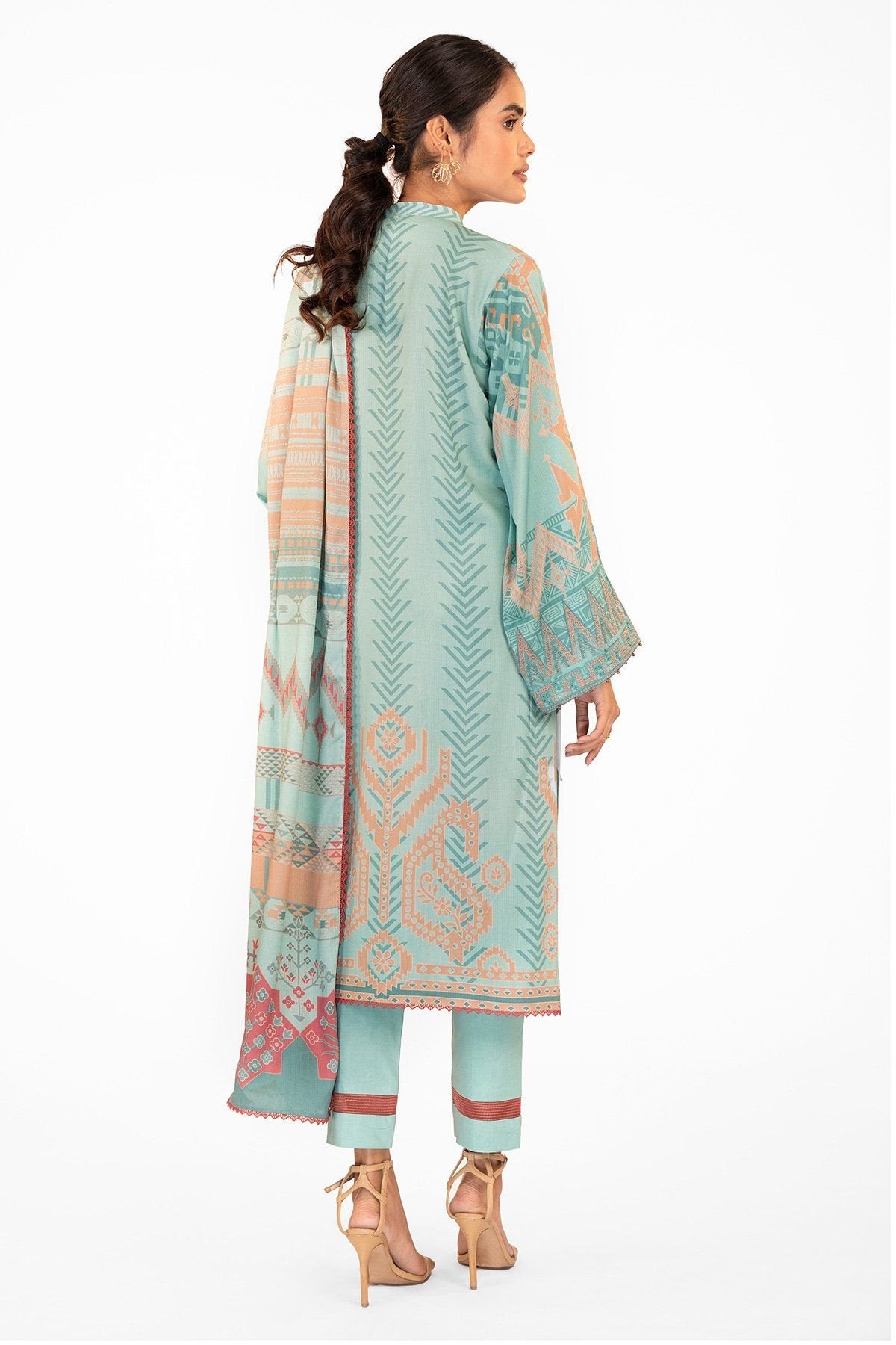 Al-Karam Winter Collection`22 FW#9 Mint Green