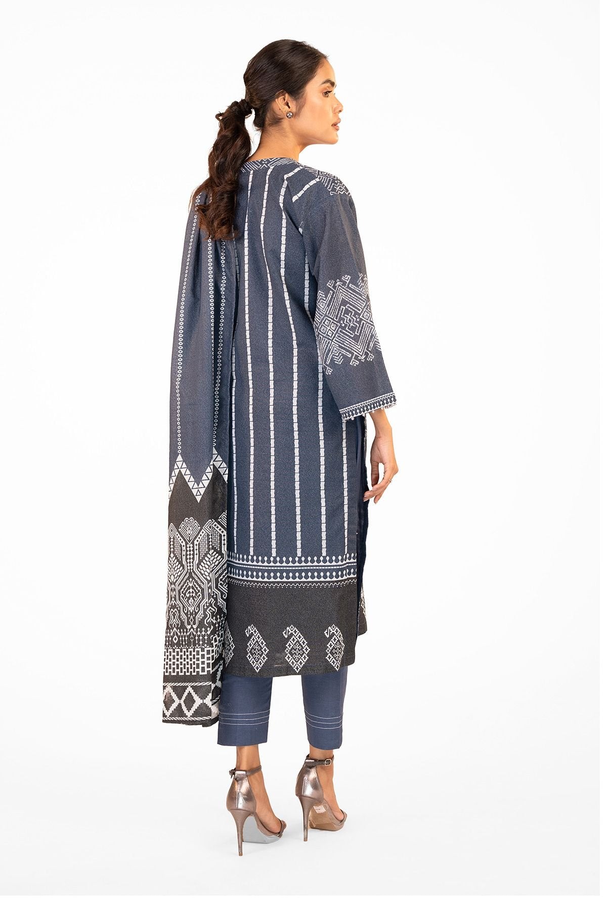 Al-Karam Winter Collection`22 FW#23 Blue