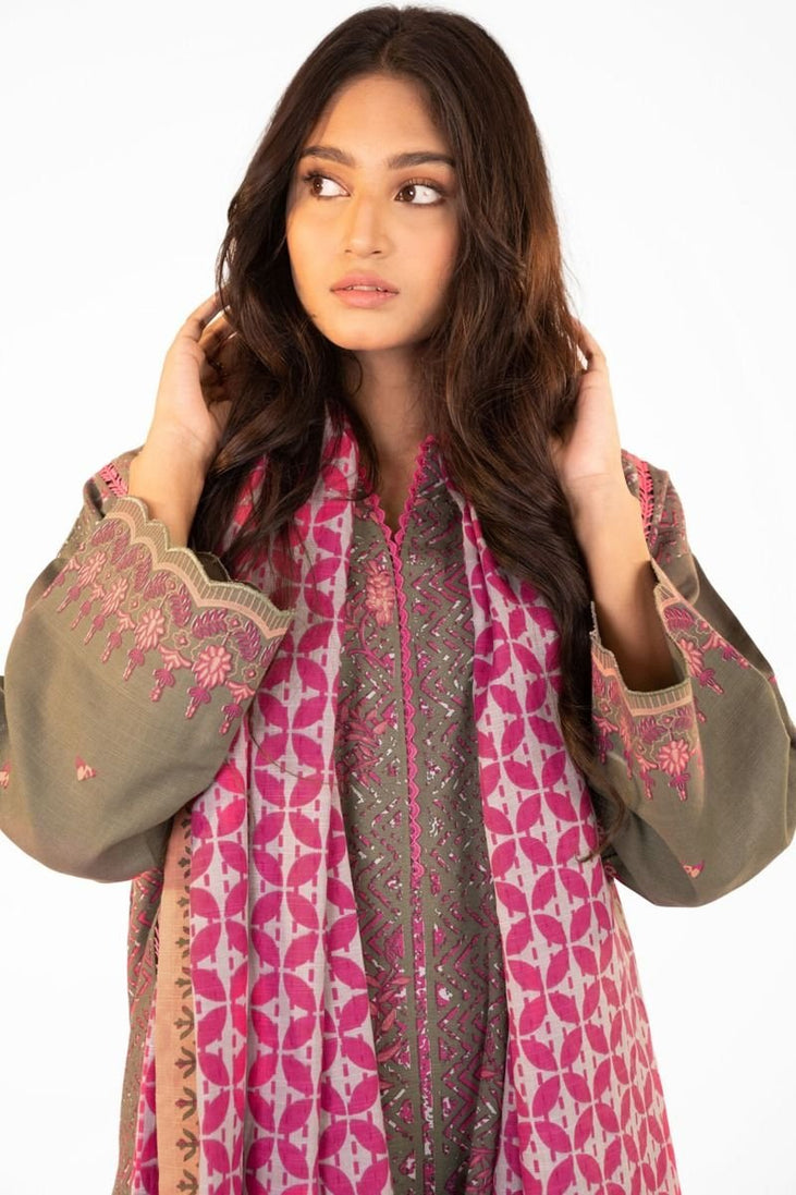 Al-Karam Winter Collection`22 FW#24.1 Grey