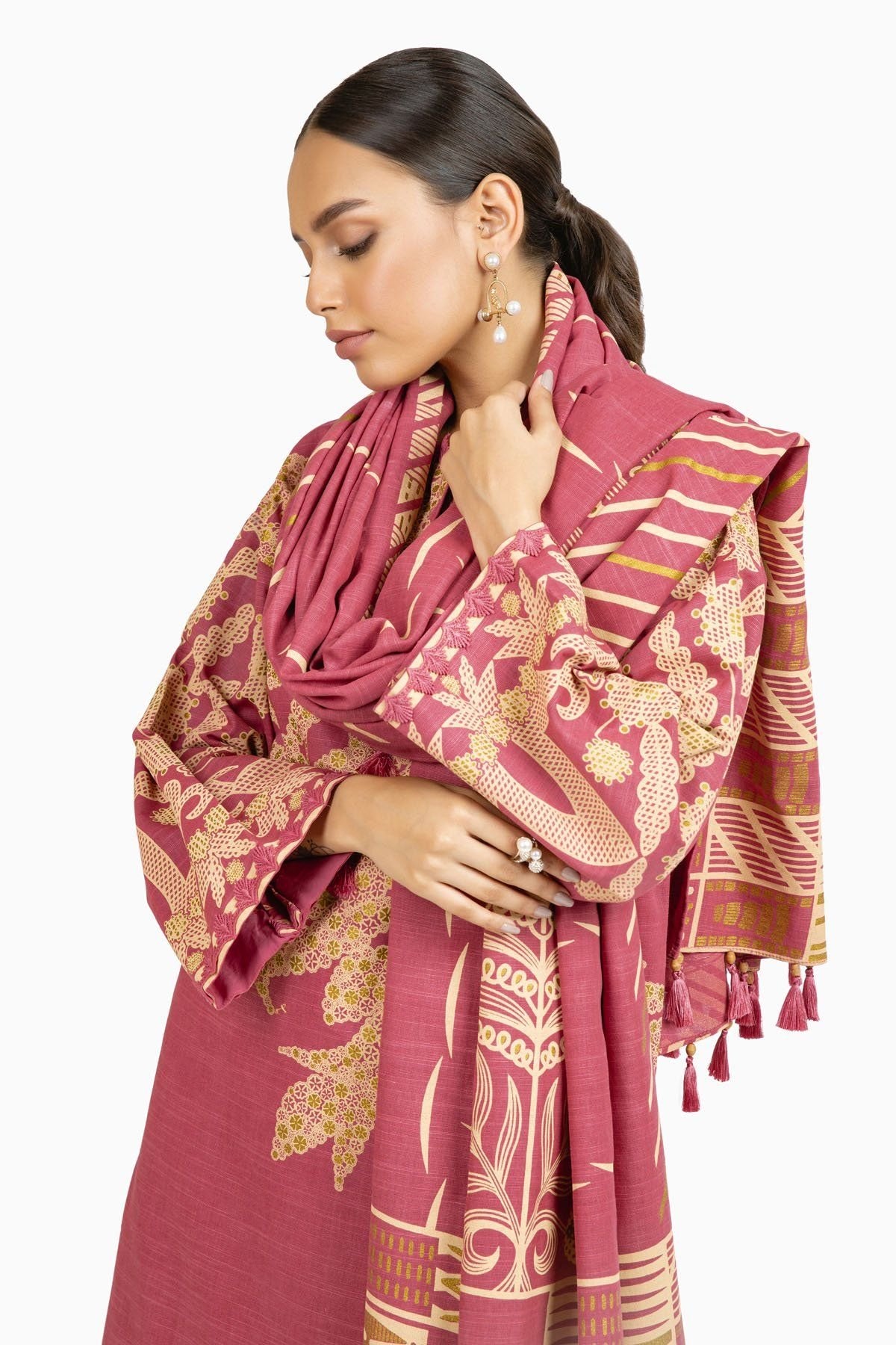 Al-Karam Winter Collection`22 FW#26 PINK
