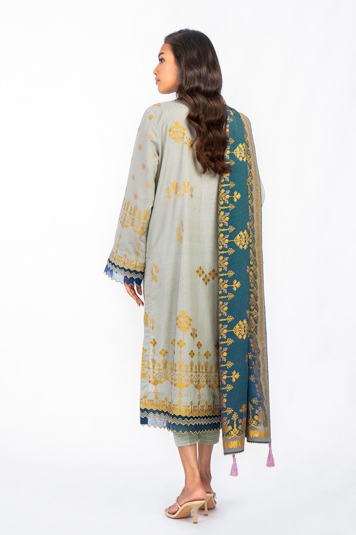 Al-Karam Winter Collection`22 FW#32.1 GREY