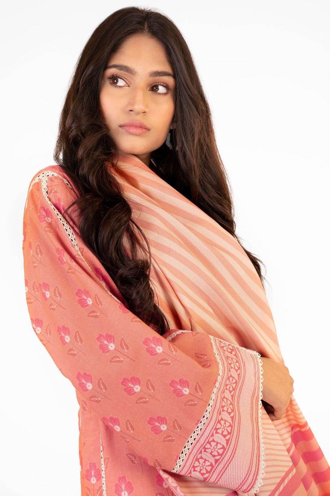 Al-Karam Winter Collection`22 FW#4.1 Pink