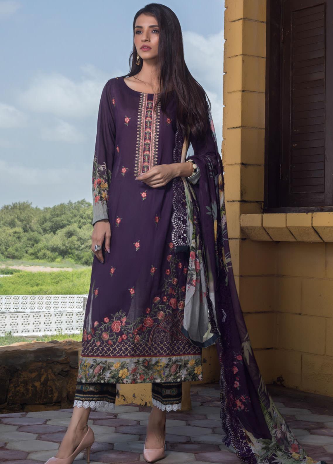 Iman Embroidered Lawn`21 D#05