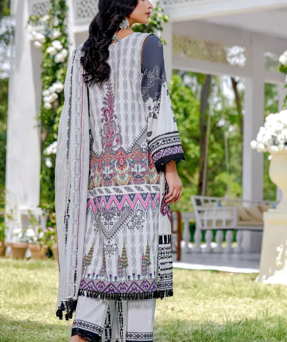 Kahf Premium Festive Lawn`21 KF#01