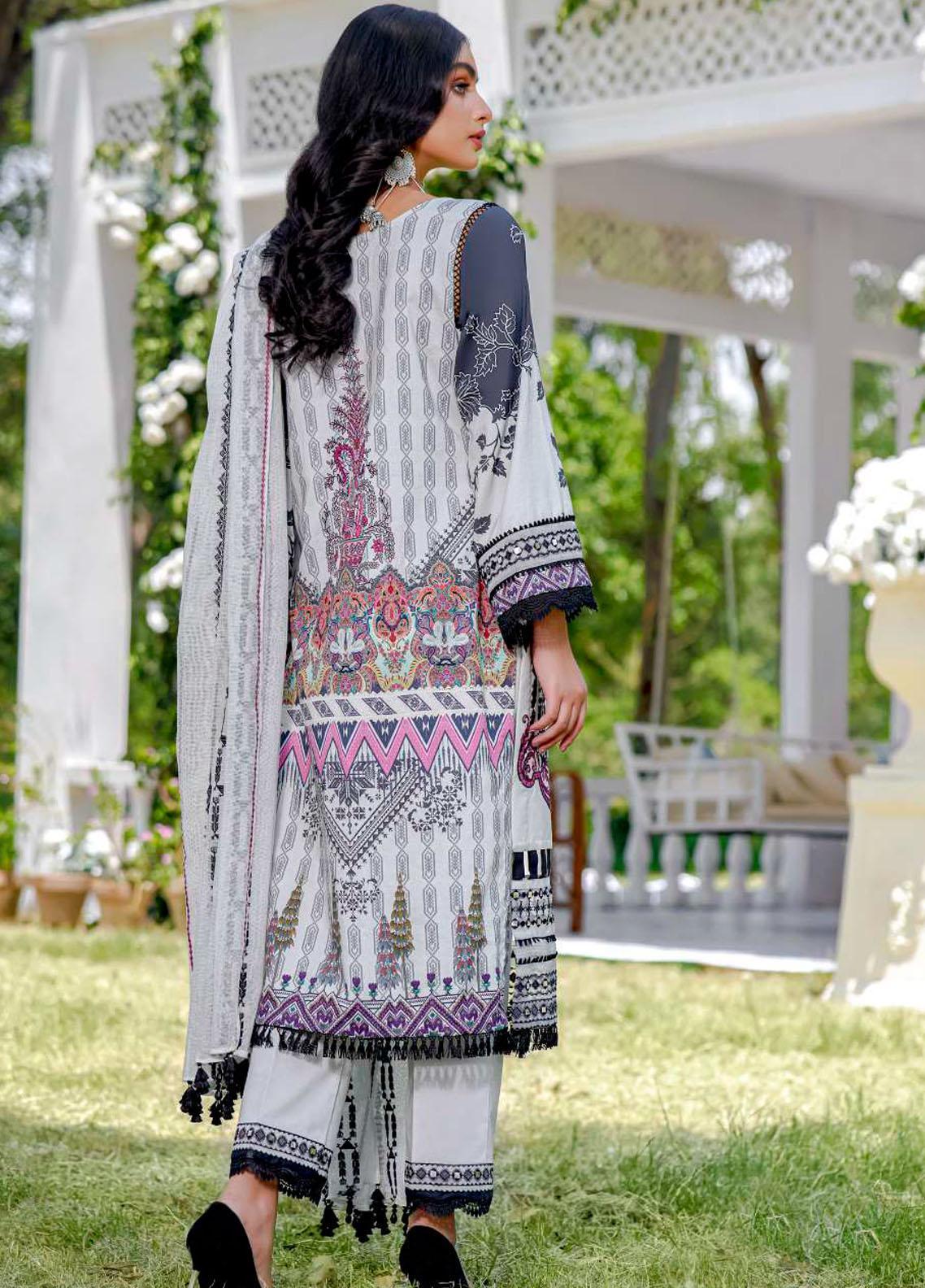Kahf Premium Festive Lawn`21 KF#01