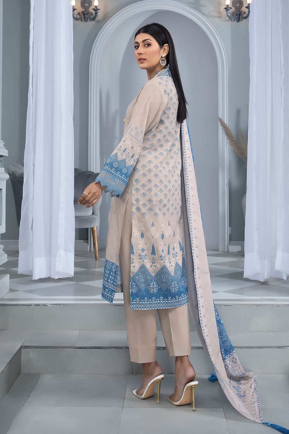 Khas Aizal Print Lawn`23 KLA#1691