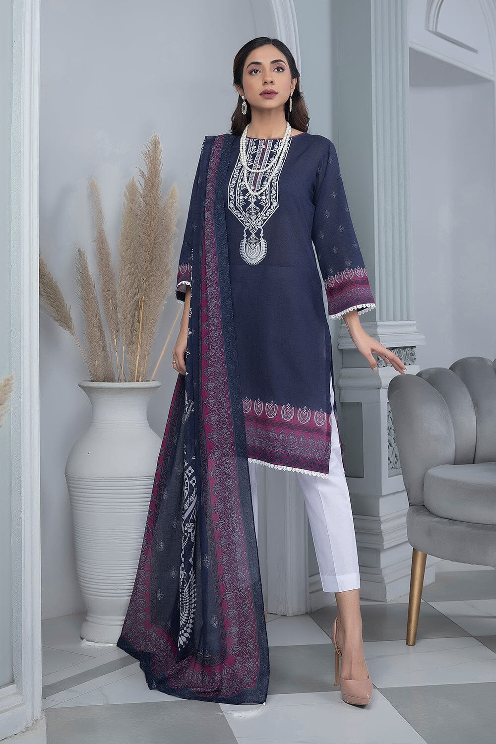 Khas Aizal Print Lawn`23 KLA#1694