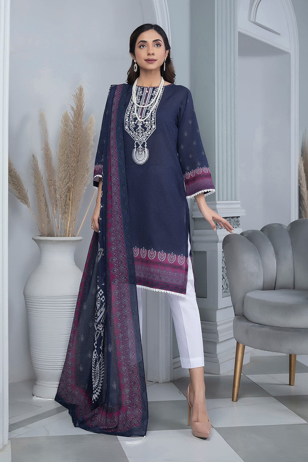 Khas Aizal Print Lawn`23 KLA#1694