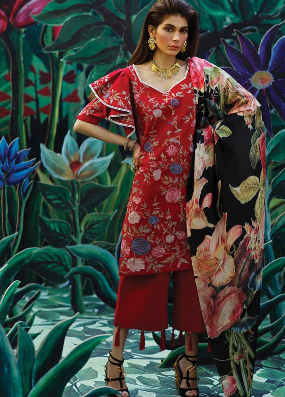 Mahgul luxury Lawn`21 D#08