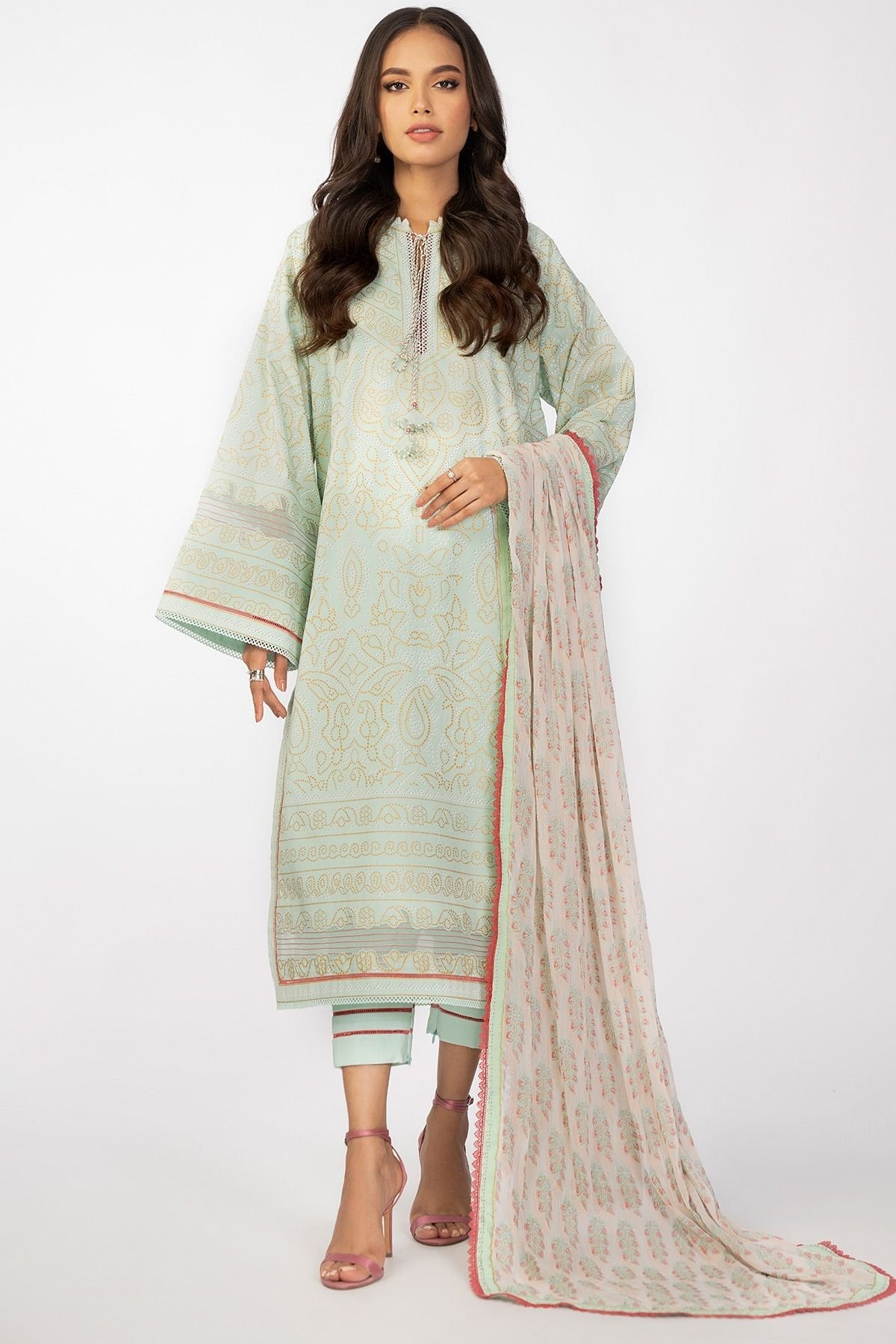 Al-Karam Mid Summer`22 MS#27.1 Mint Green