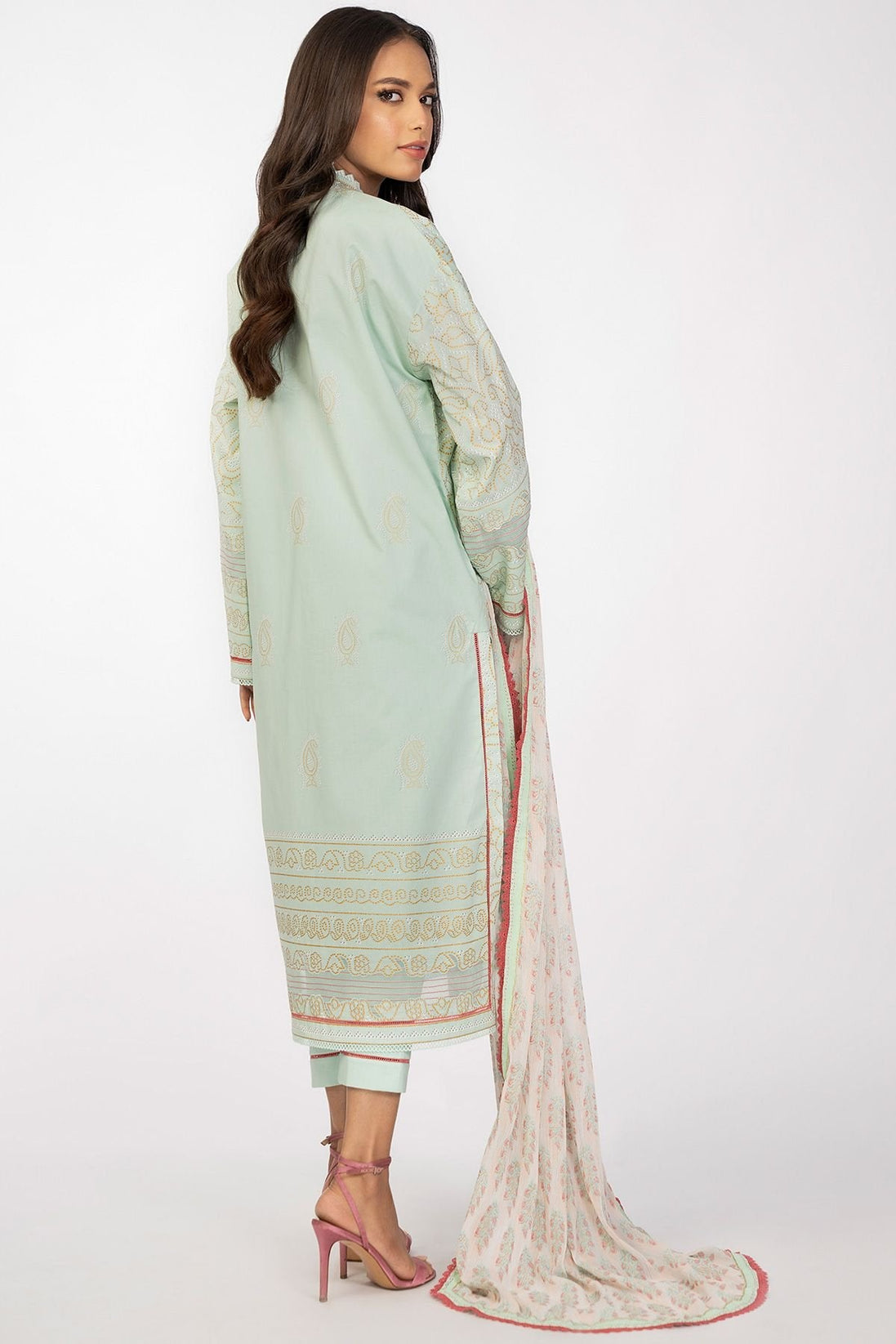 Al-Karam Mid Summer`22 MS#27.1 Mint Green