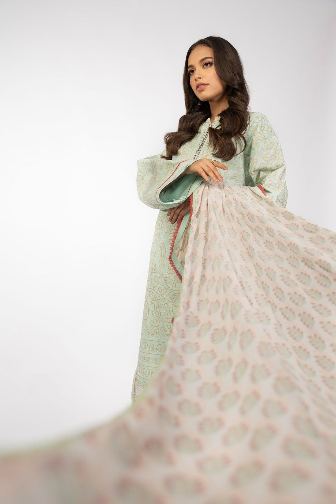 Al-Karam Mid Summer`22 MS#27.1 Mint Green