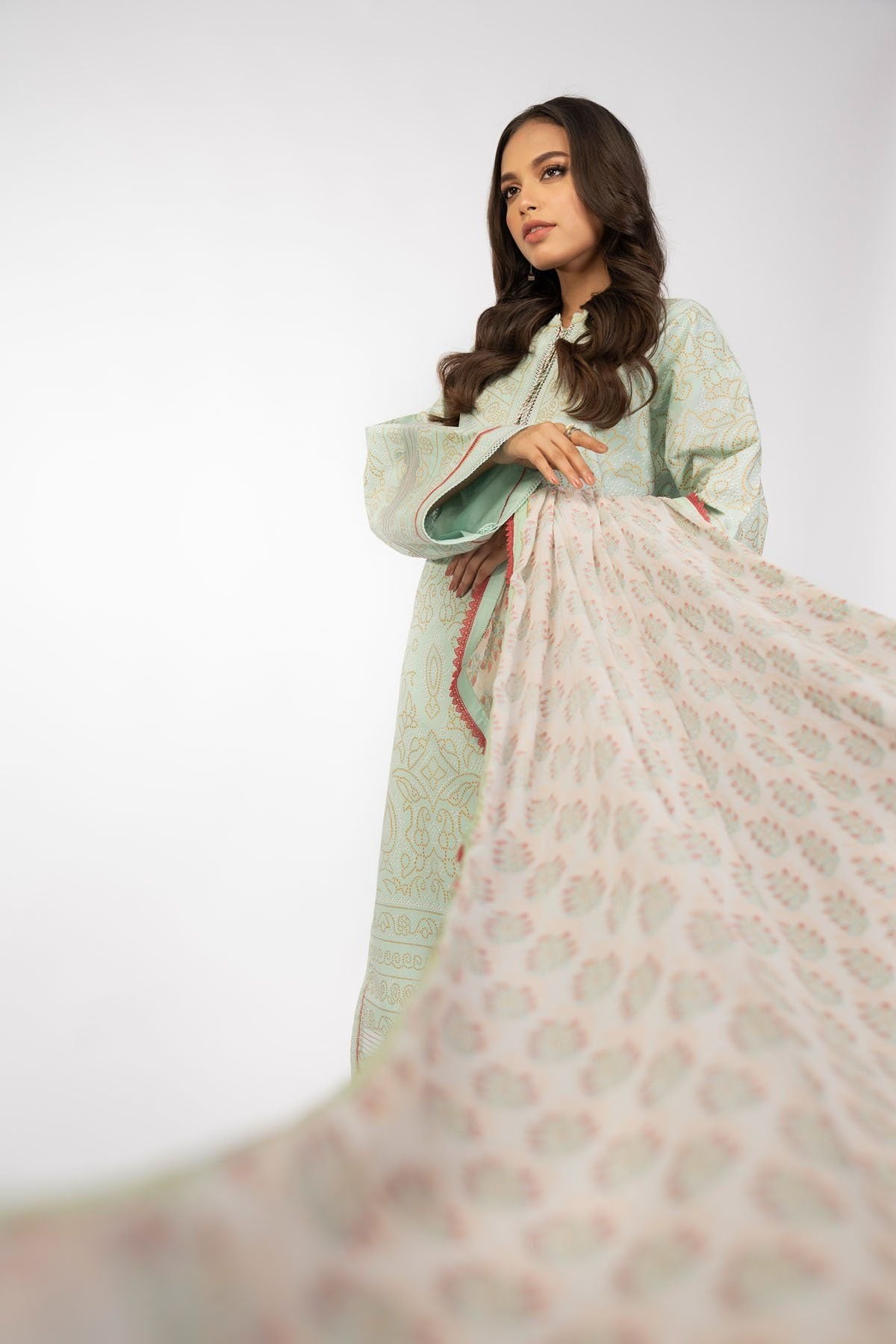 Al-Karam Mid Summer`22 MS#27.1 Mint Green