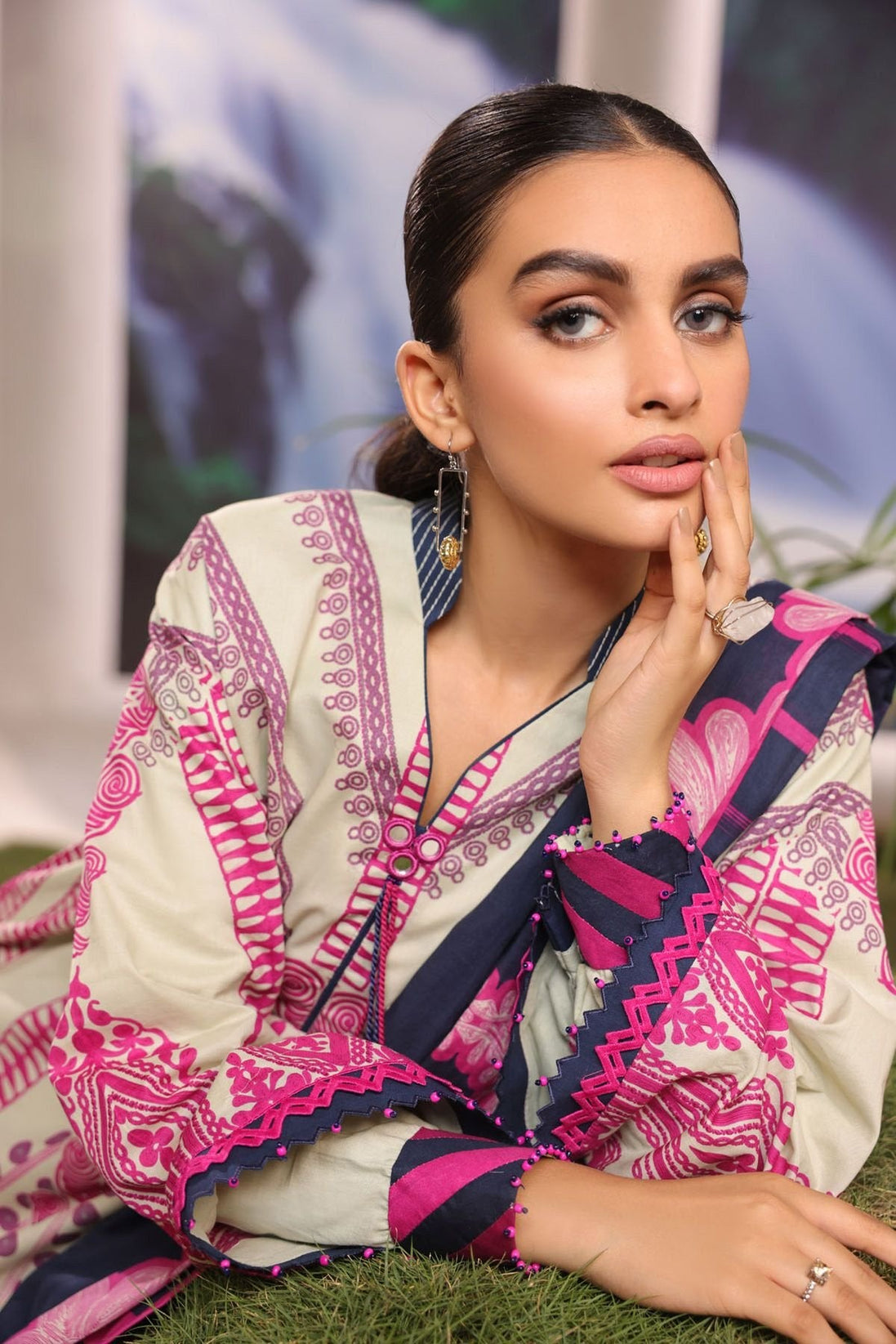 Al-Karam Mid Summer`22 MS#31 Off White
