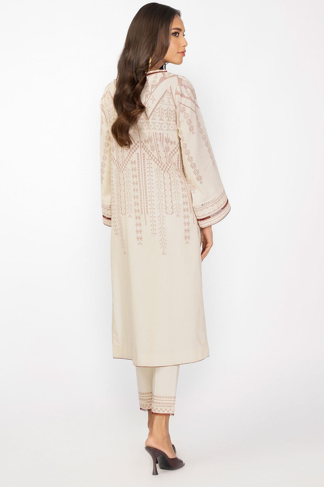 Al-Karam Mid Summer Shirt`22 MS#42.1 Off White