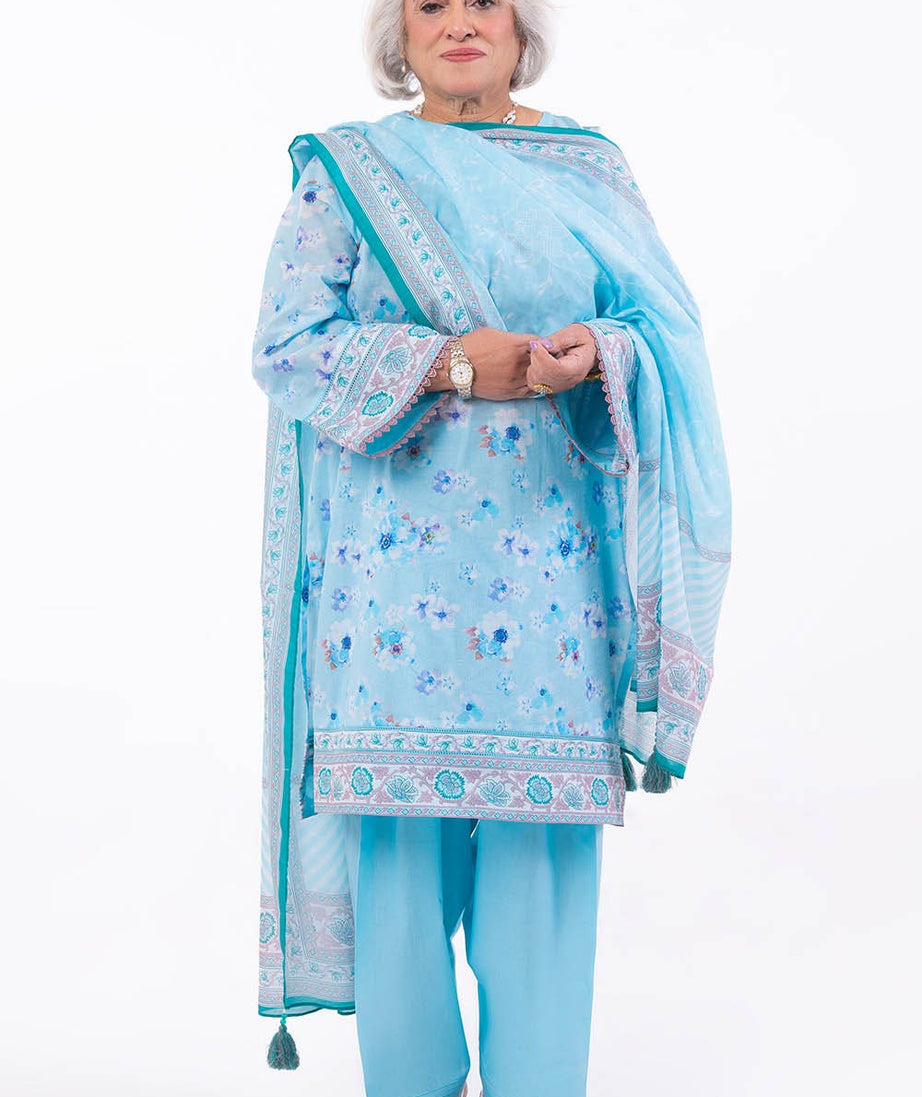 Gul Ahmed Summer Lawn'25 CL#52128-B