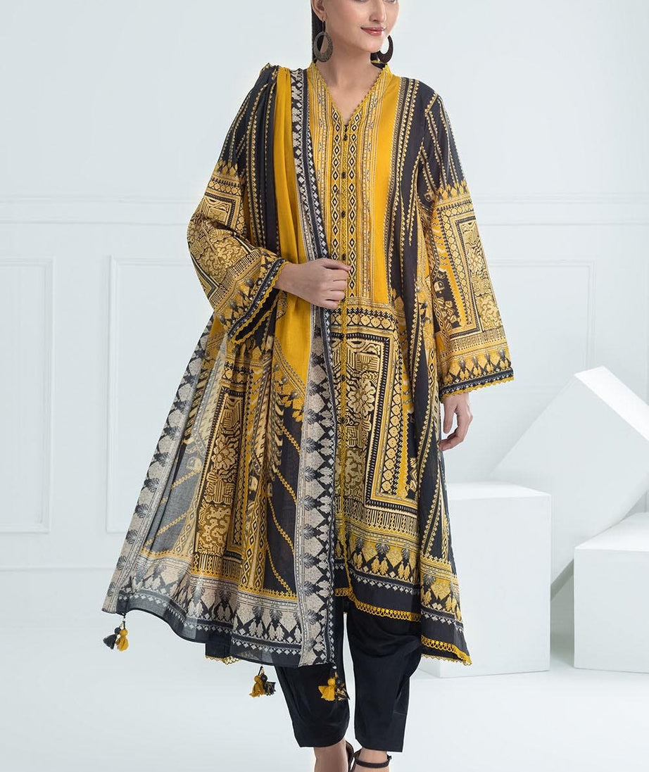 Gul Ahmed Summer Lawn'25 CL#52079-B