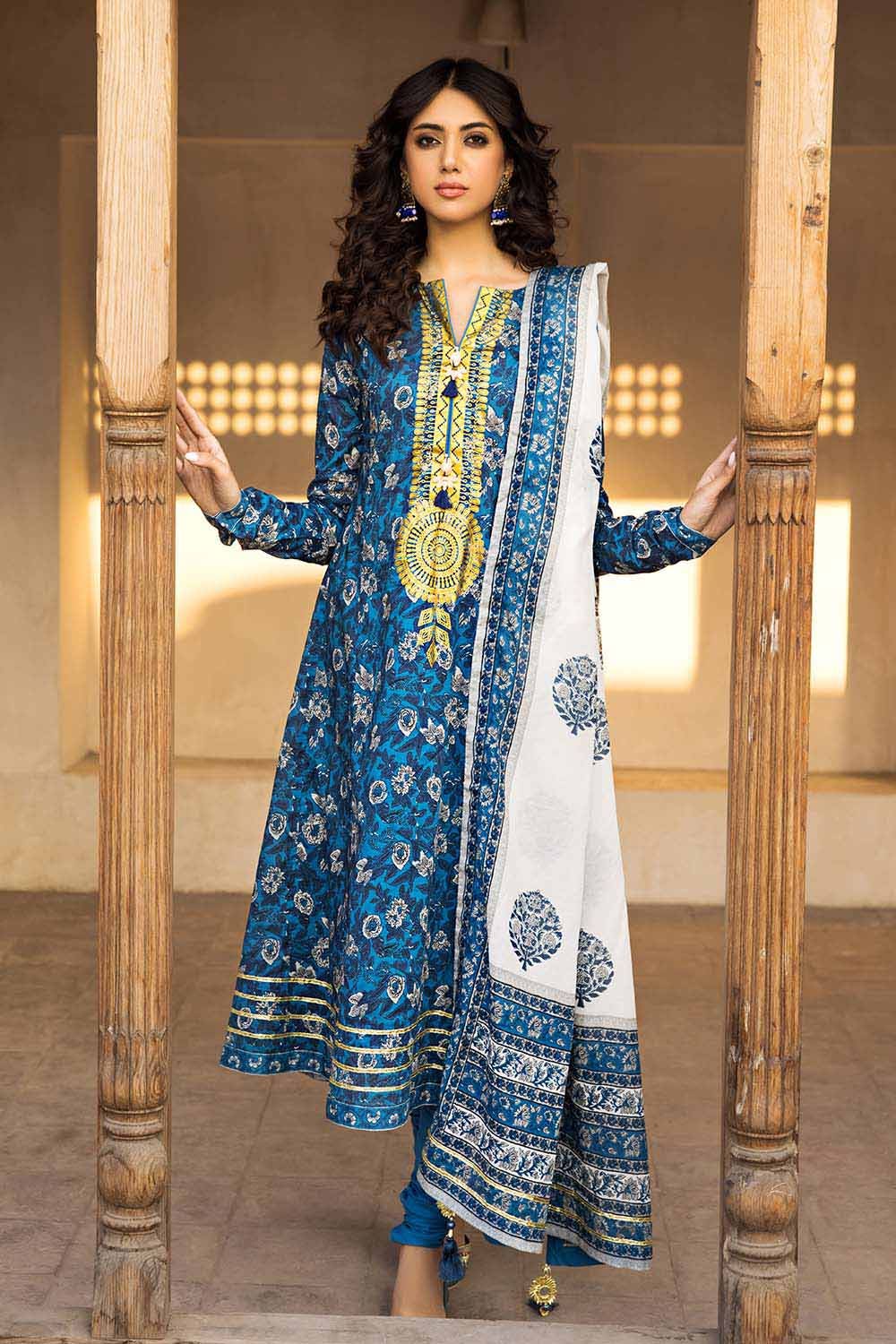 Gul Ahmed Print Lawn`23 CL#32243-B