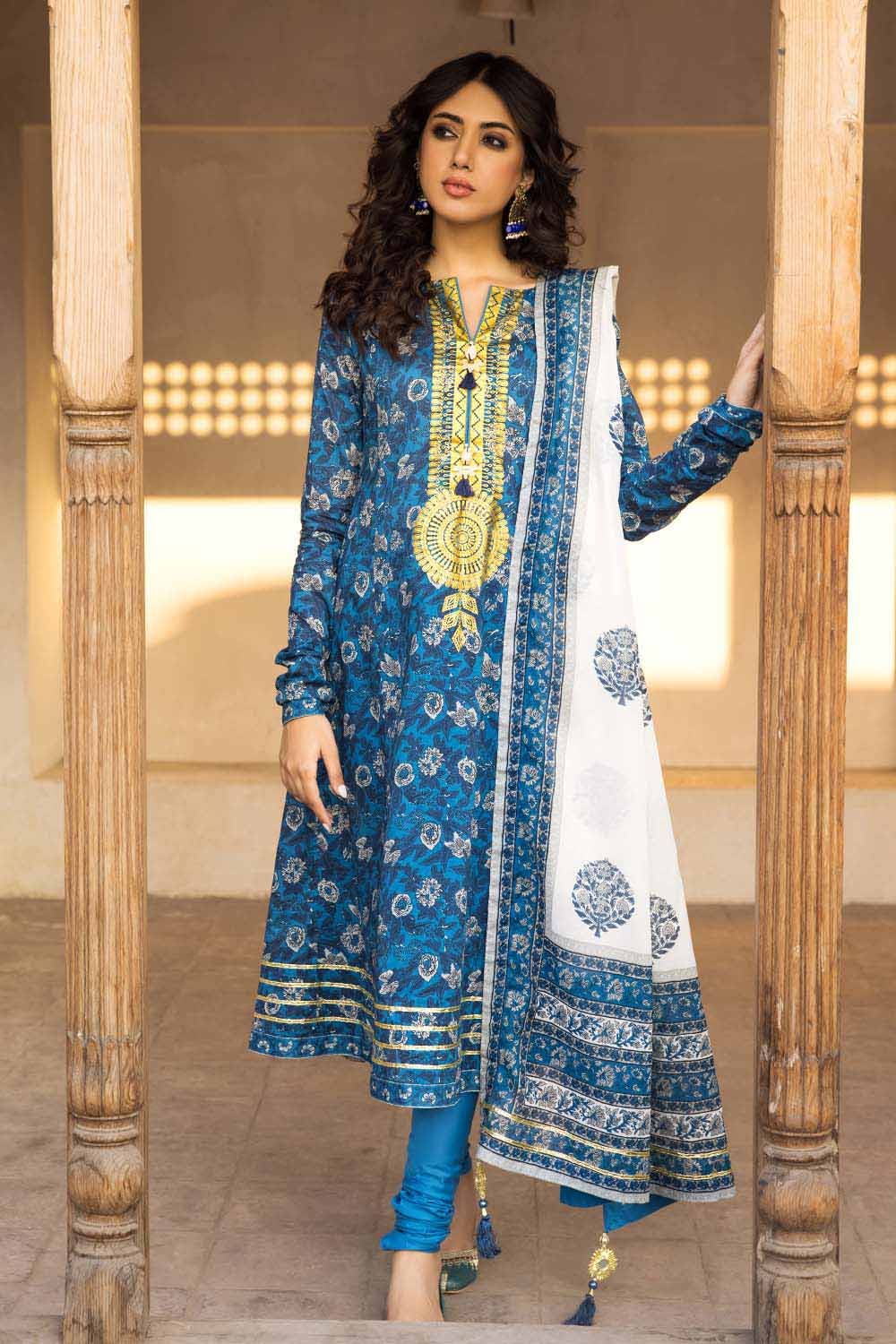 Gul Ahmed Print Lawn`23 CL#32243-B
