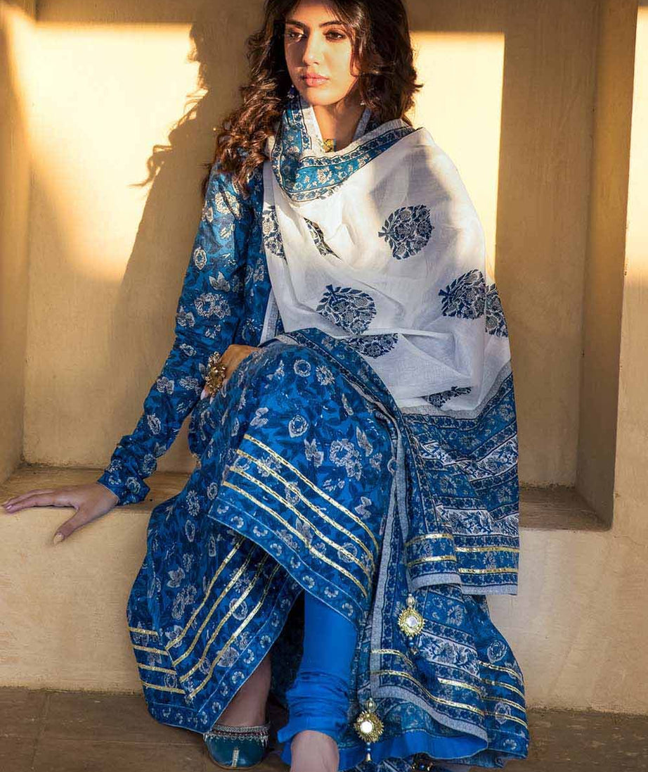 Gul Ahmed Print Lawn`23 CL#32243-B