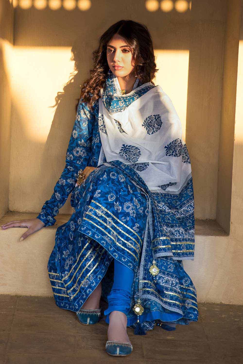 Gul Ahmed Print Lawn`23 CL#32243-B