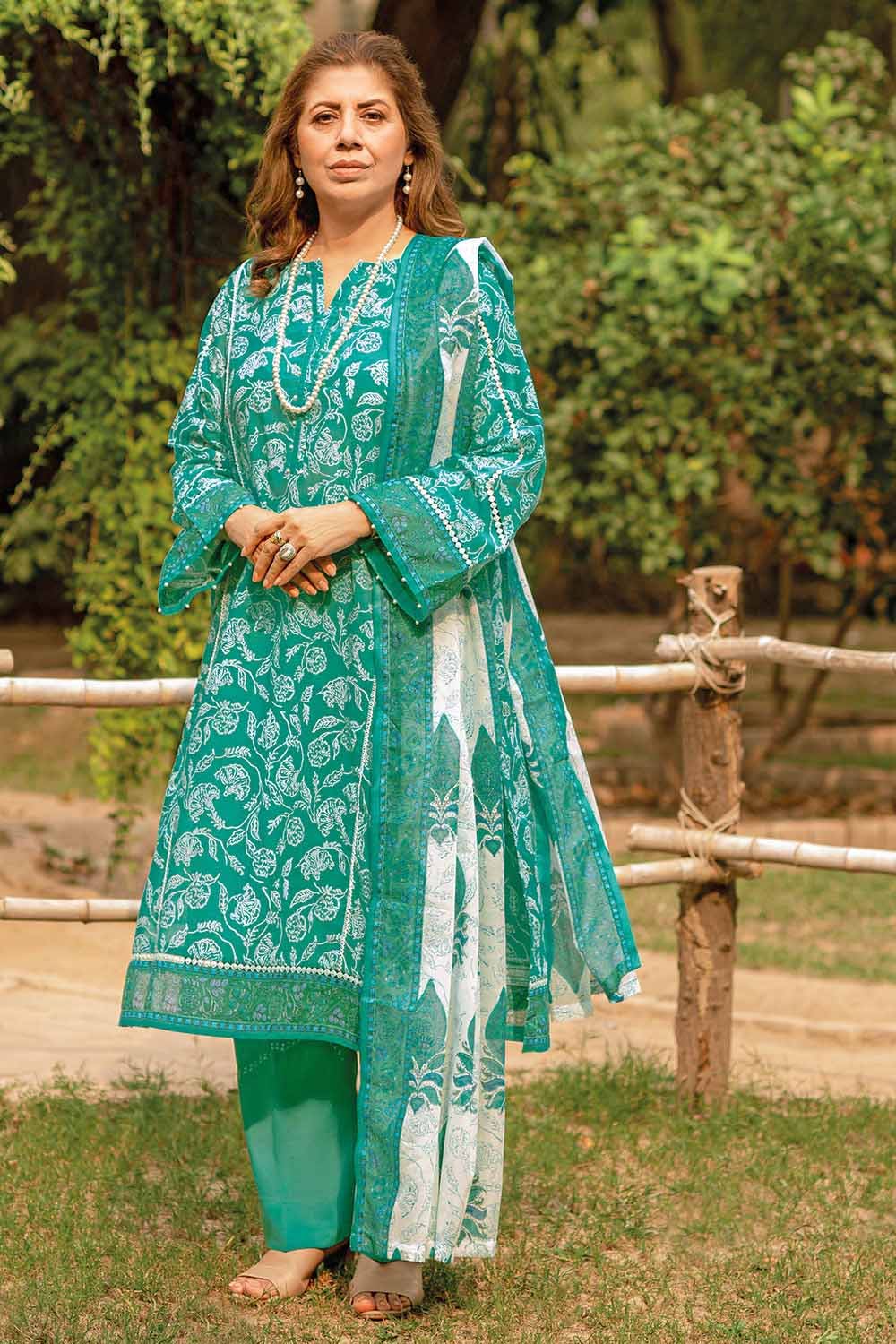 Gul Ahmed Lawn`23 CL#32076-B
