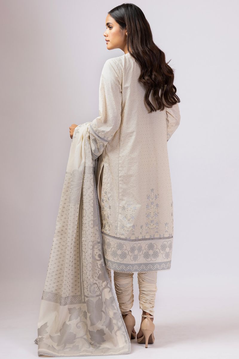 Al Karam Spring Summer`22 SS#17 Cream