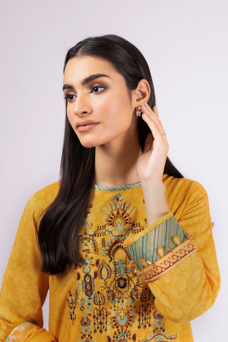 Al Karam Spring Summer`22 SS#33.1 Yellow