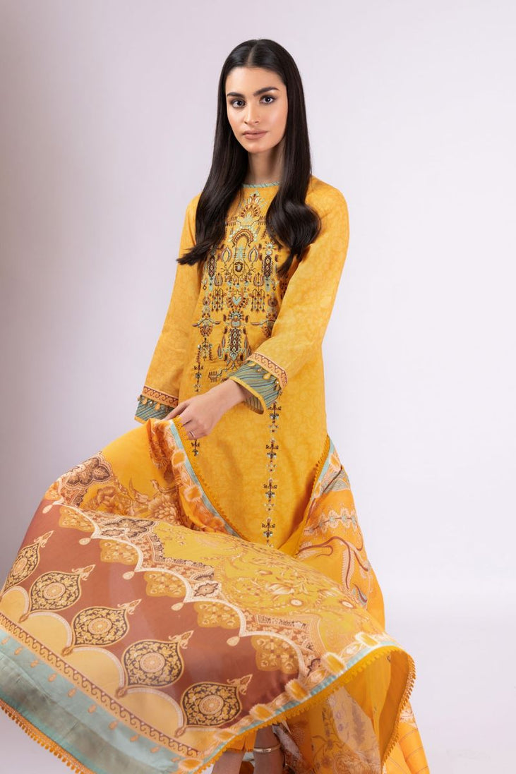 Al Karam Spring Summer`22 SS#33.1 Yellow