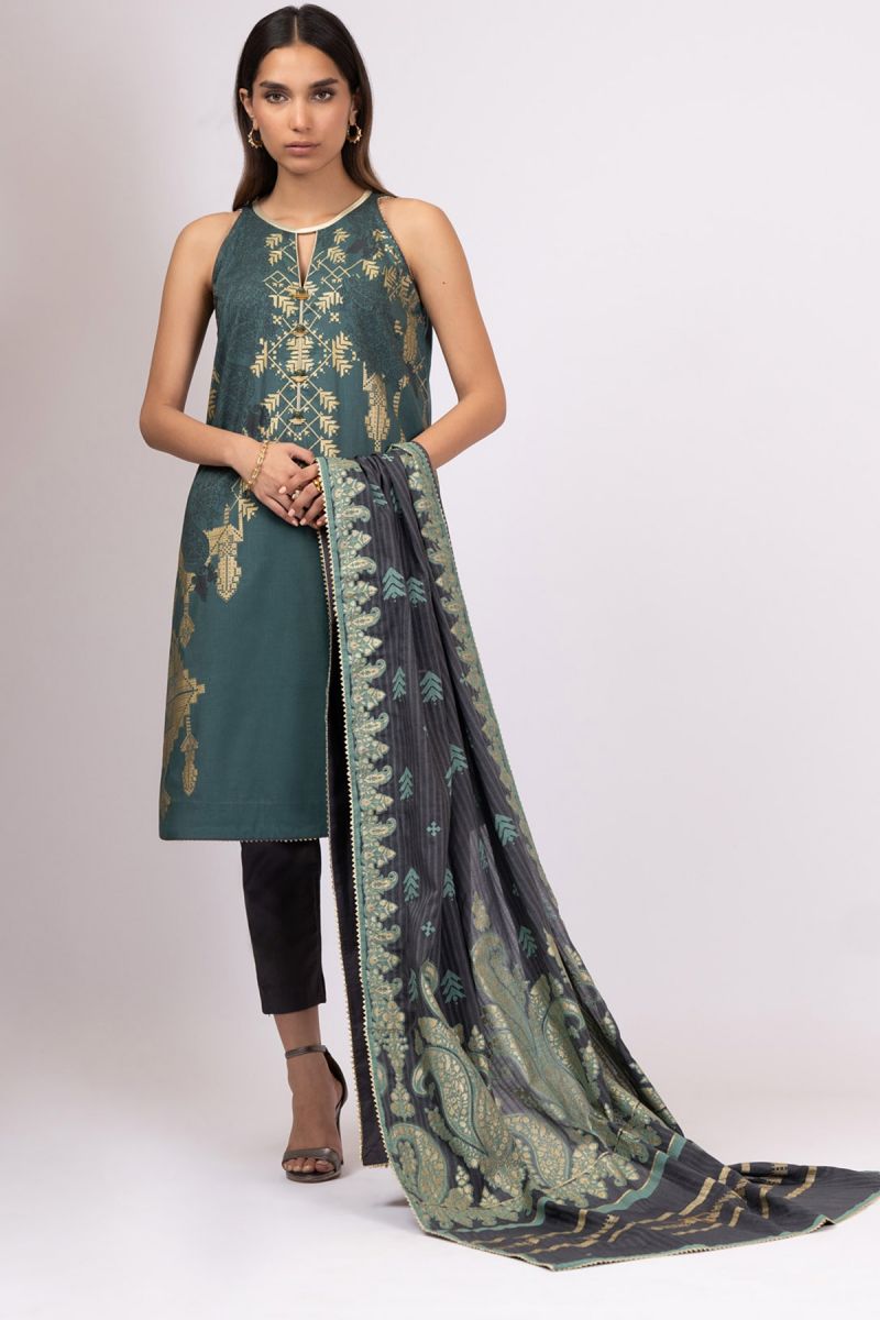 Al Karam Spring Summer`22 SS#36 Sea Green