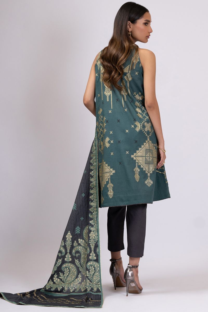 Al Karam Spring Summer`22 SS#36 Sea Green