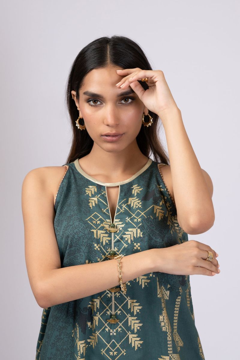 Al Karam Spring Summer`22 SS#36 Sea Green