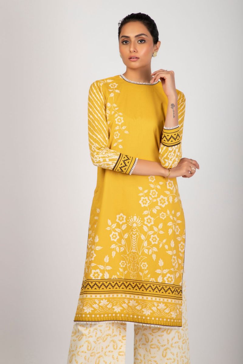 Al Karam Spring Summer`22 SS#46.1 Yellow