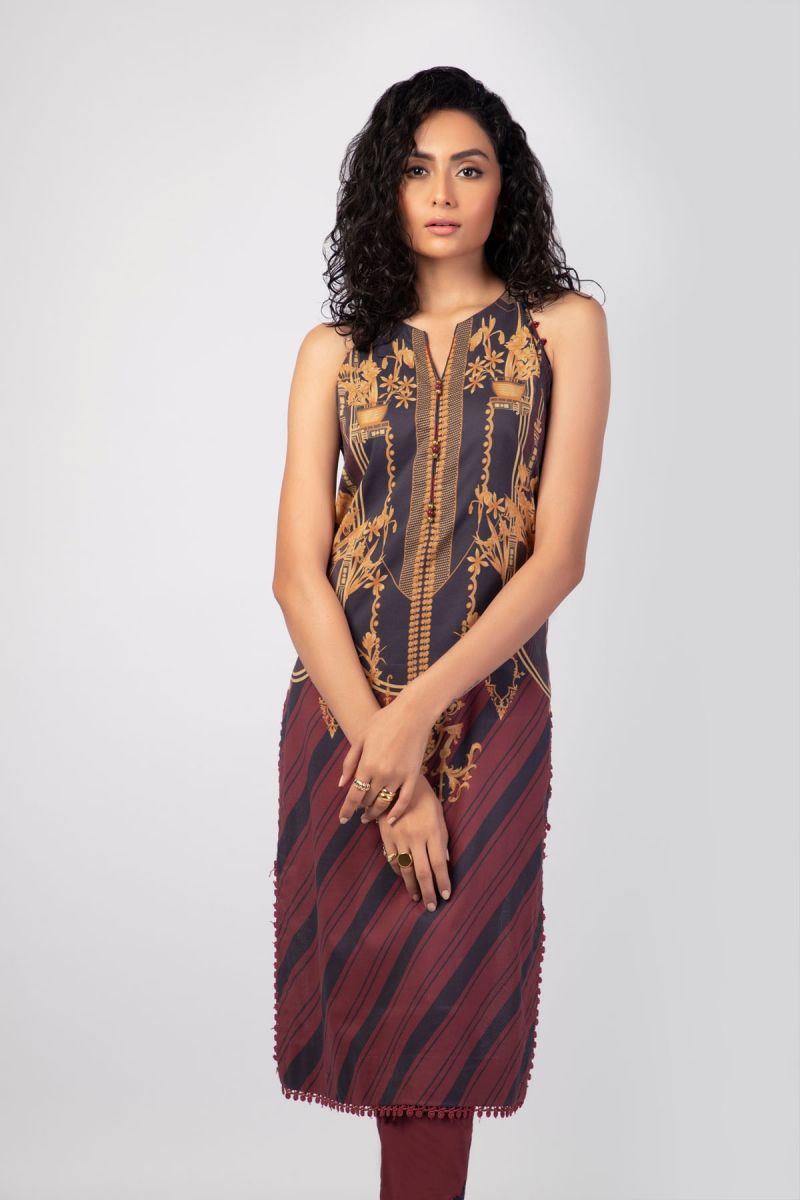 Al Karam Spring Summer`22 SS#52 Maroon