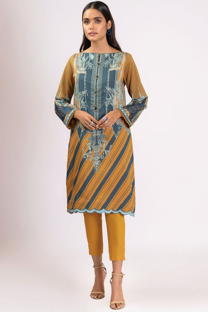 Al Karam Spring Summer`22 SS#52 Mustard