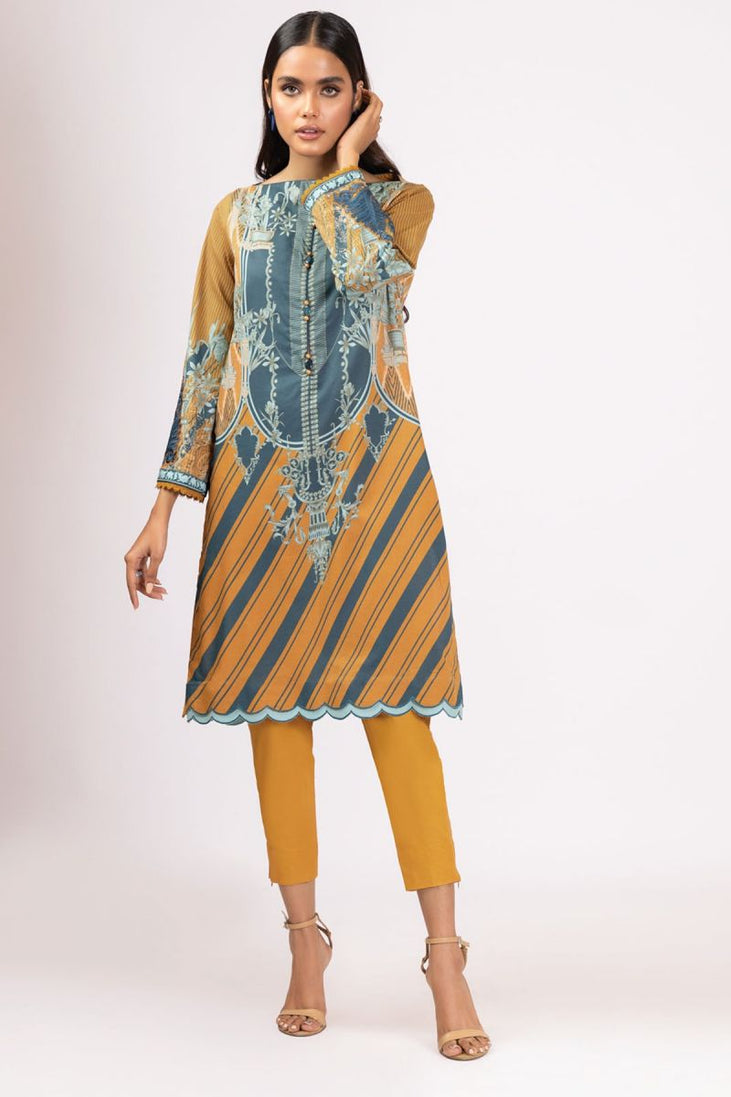 Al Karam Spring Summer`22 SS#52 Mustard