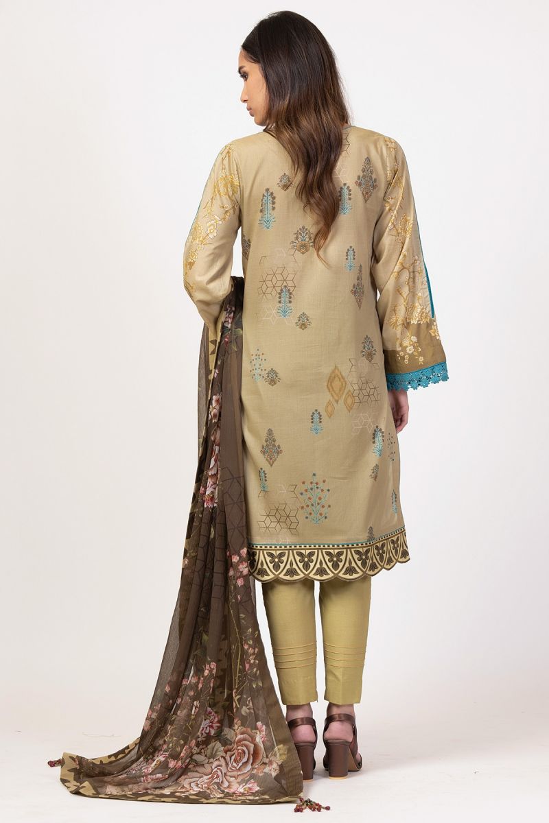 Al Karam Spring Summer`22 SS#7.1 Beige