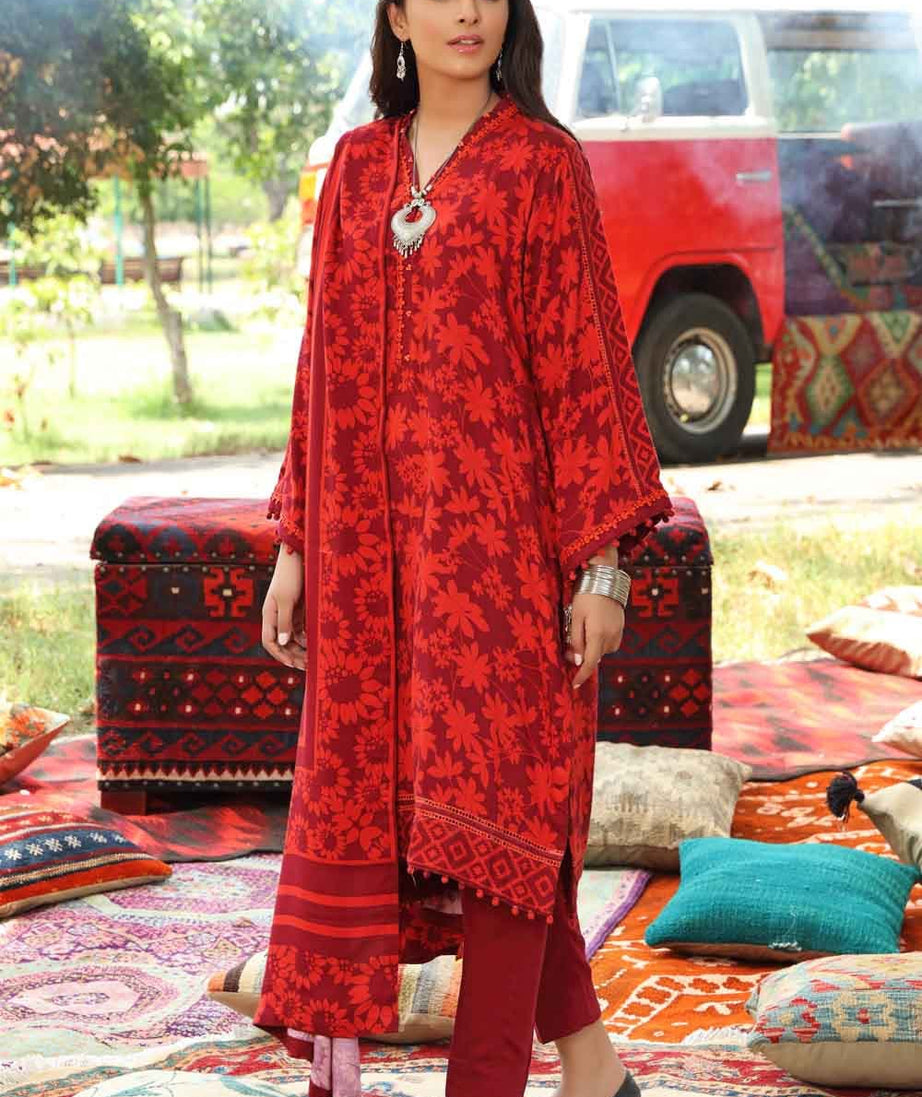 Gul Ahmed Winter Collection`21 LT # 12016 B