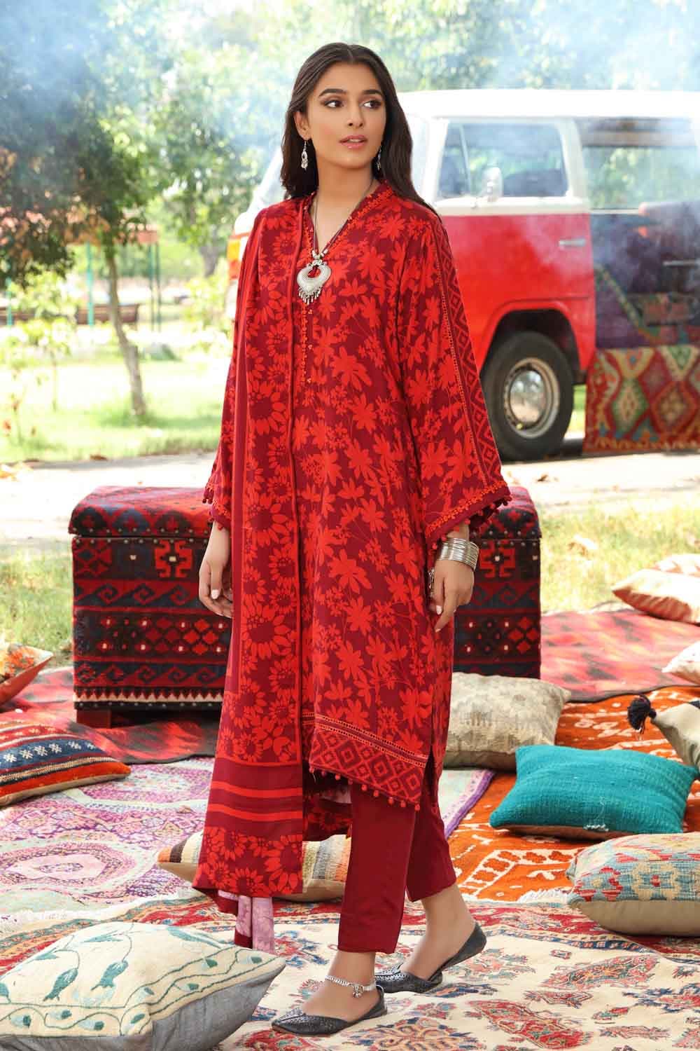 Gul Ahmed Winter Collection`21 LT # 12016 B