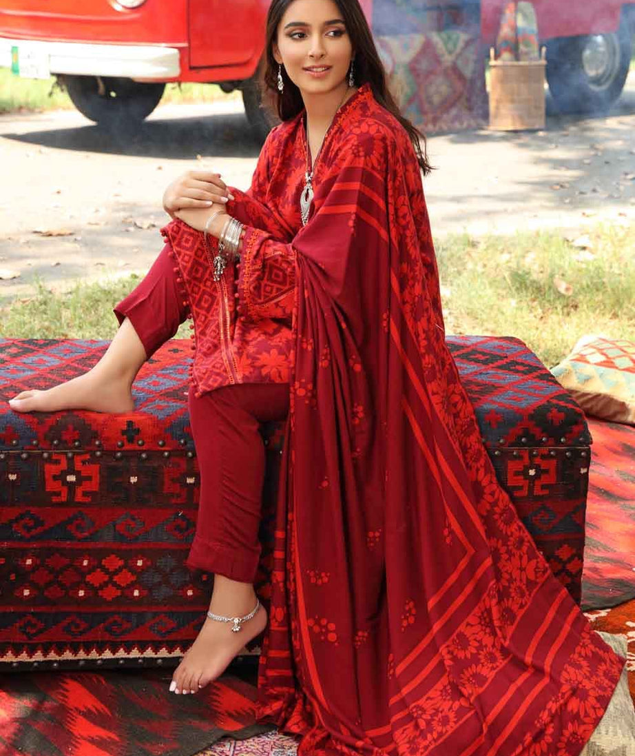 Gul Ahmed Winter Collection`21 LT # 12016 B
