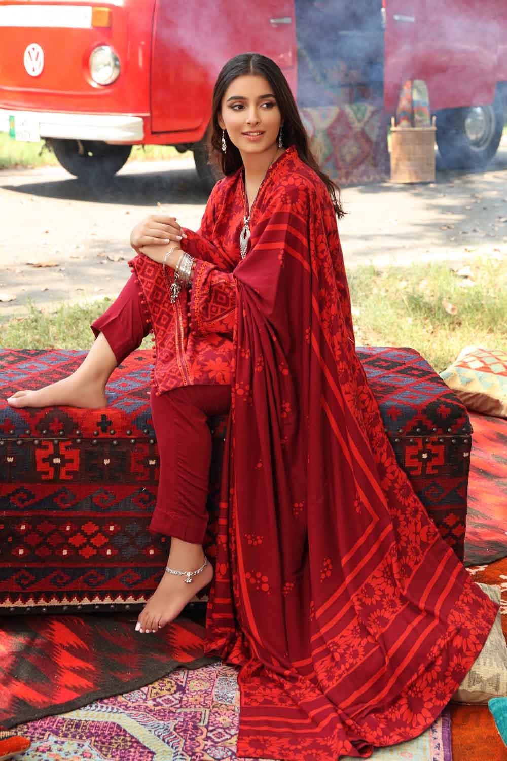 Gul Ahmed Winter Collection`21 LT # 12016 B