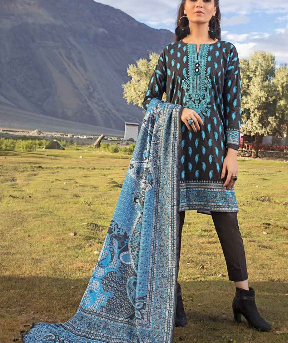 Gul Ahmed Winter Collection`21 PVS # 12013