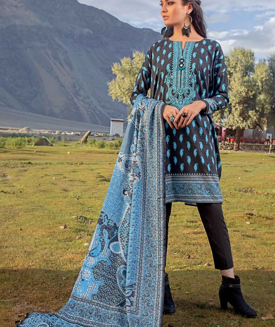 Gul Ahmed Winter Collection`21 PVS # 12013