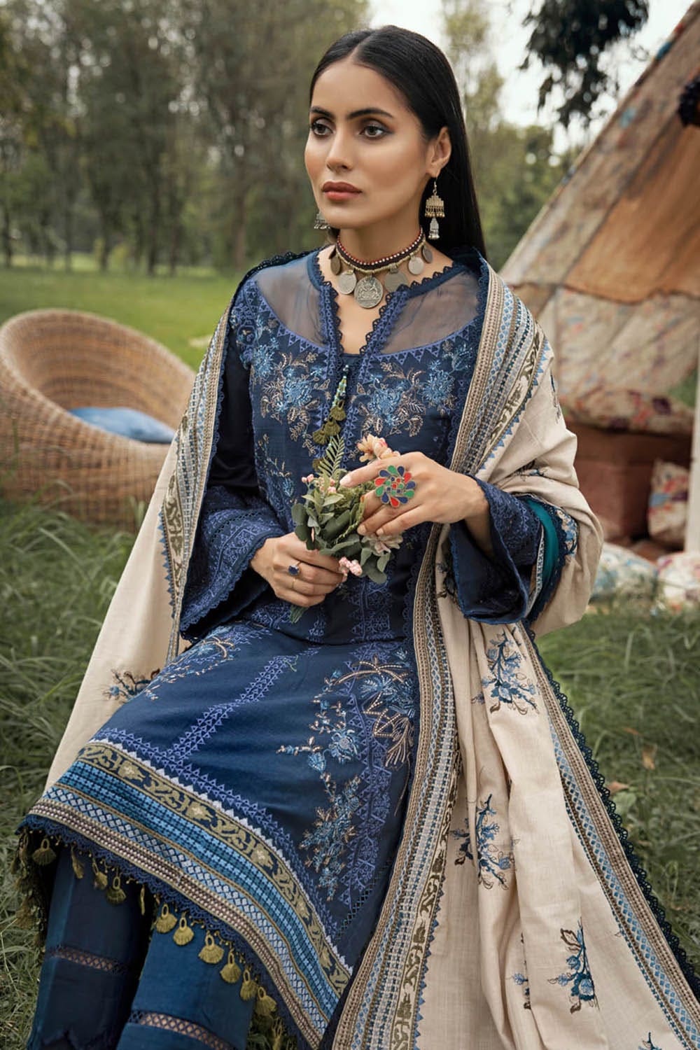 Gul Ahmed Winter Collection`22 K#22064