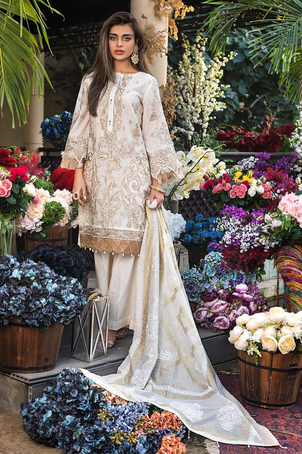 Gul Ahmed Luxury Festive`21 FE#12053