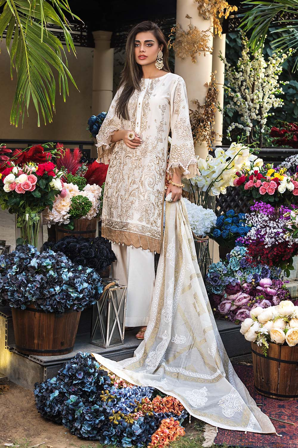 Gul Ahmed Luxury Festive`21 FE#12053