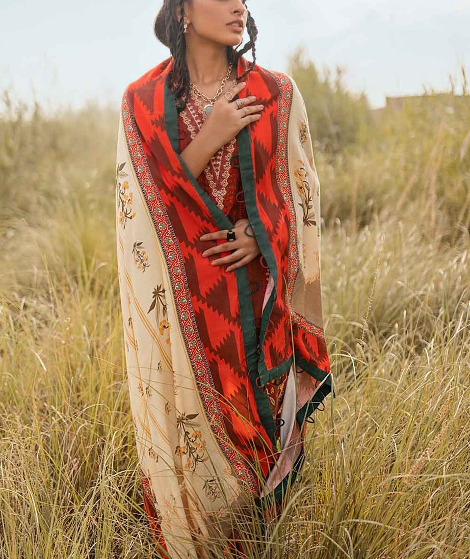 Gul Ahmed Winter Collection`21 CV # 12003