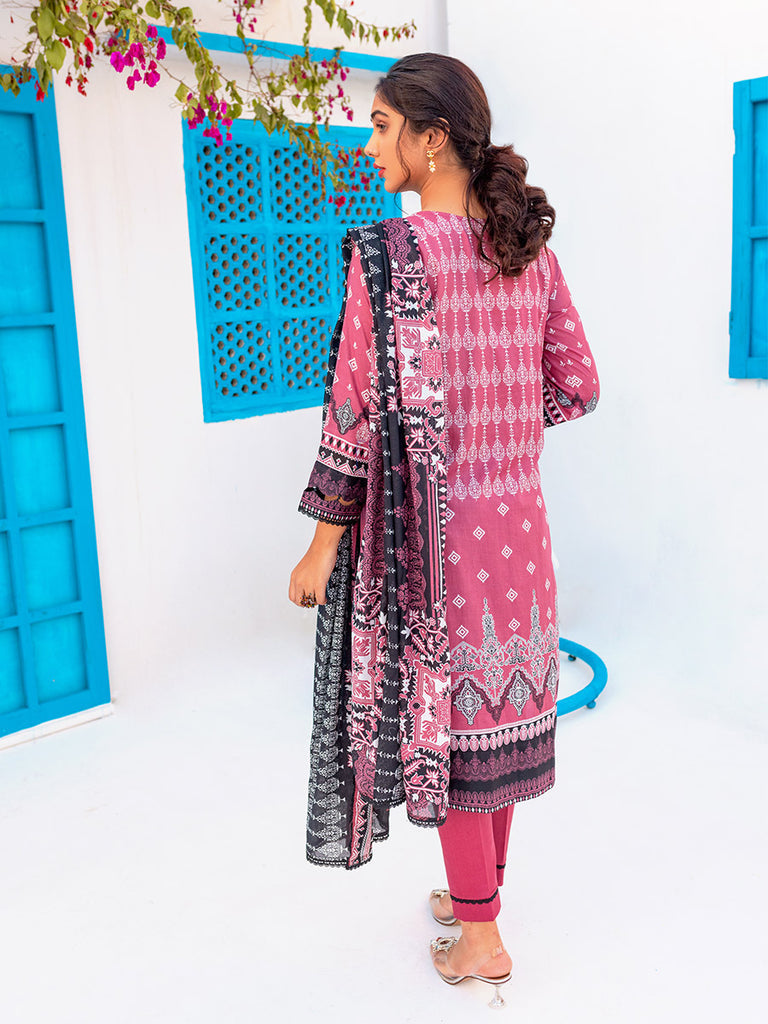 Salitex Zeva Print Lawn`22 D#143 D Rust